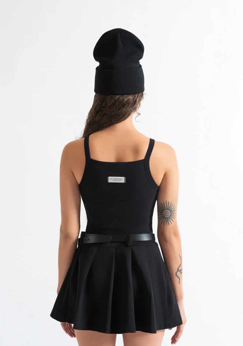 Monclair black crop top - miniatura 4