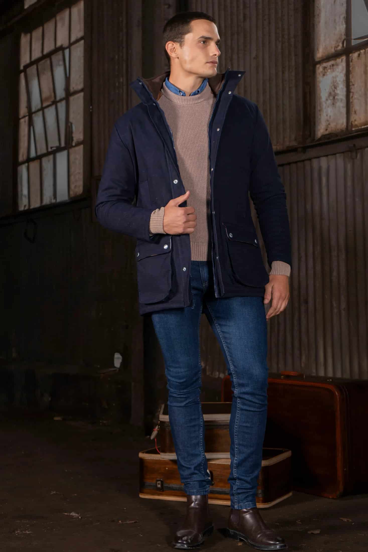 Chaqueta Ellington Hombre Azul - miniatura 2