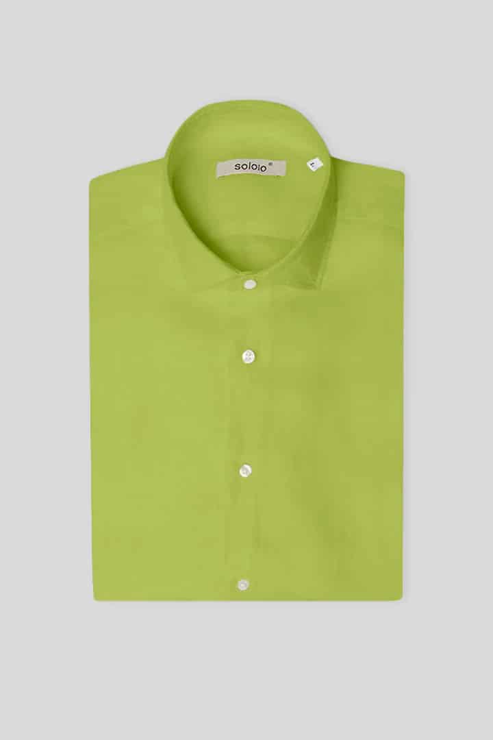 Men's linen shirt love bird - miniatura 6