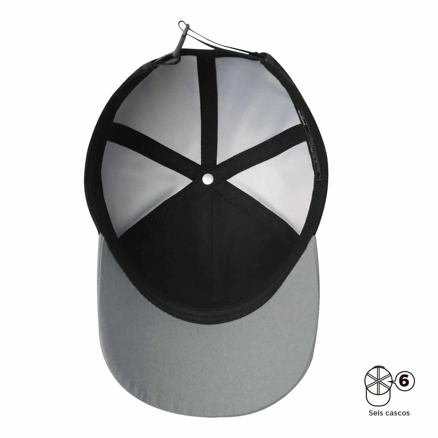 Gorra Beisbolera Knit color Negra - miniatura 5
