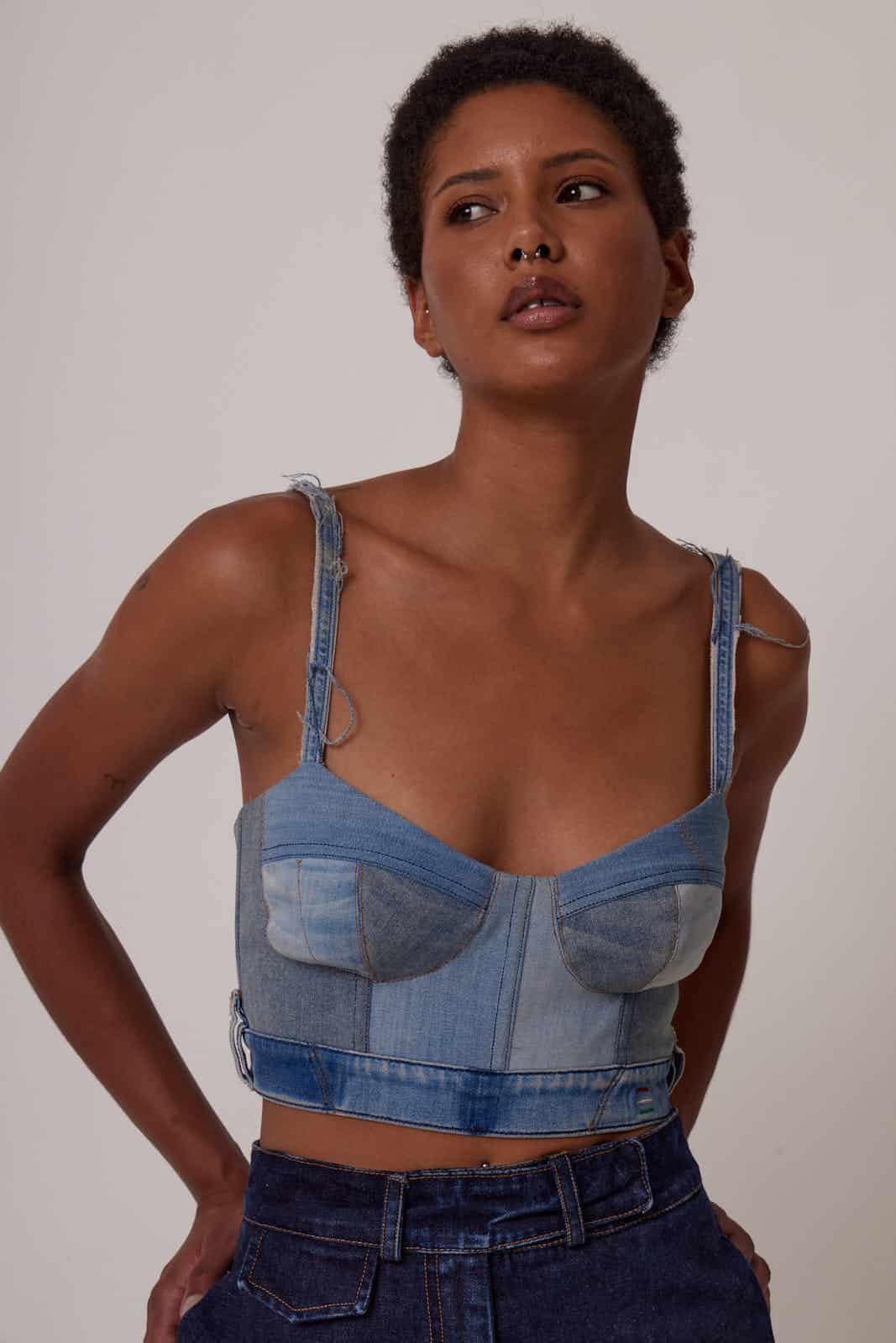 Upcycled Bustier - miniatura 5