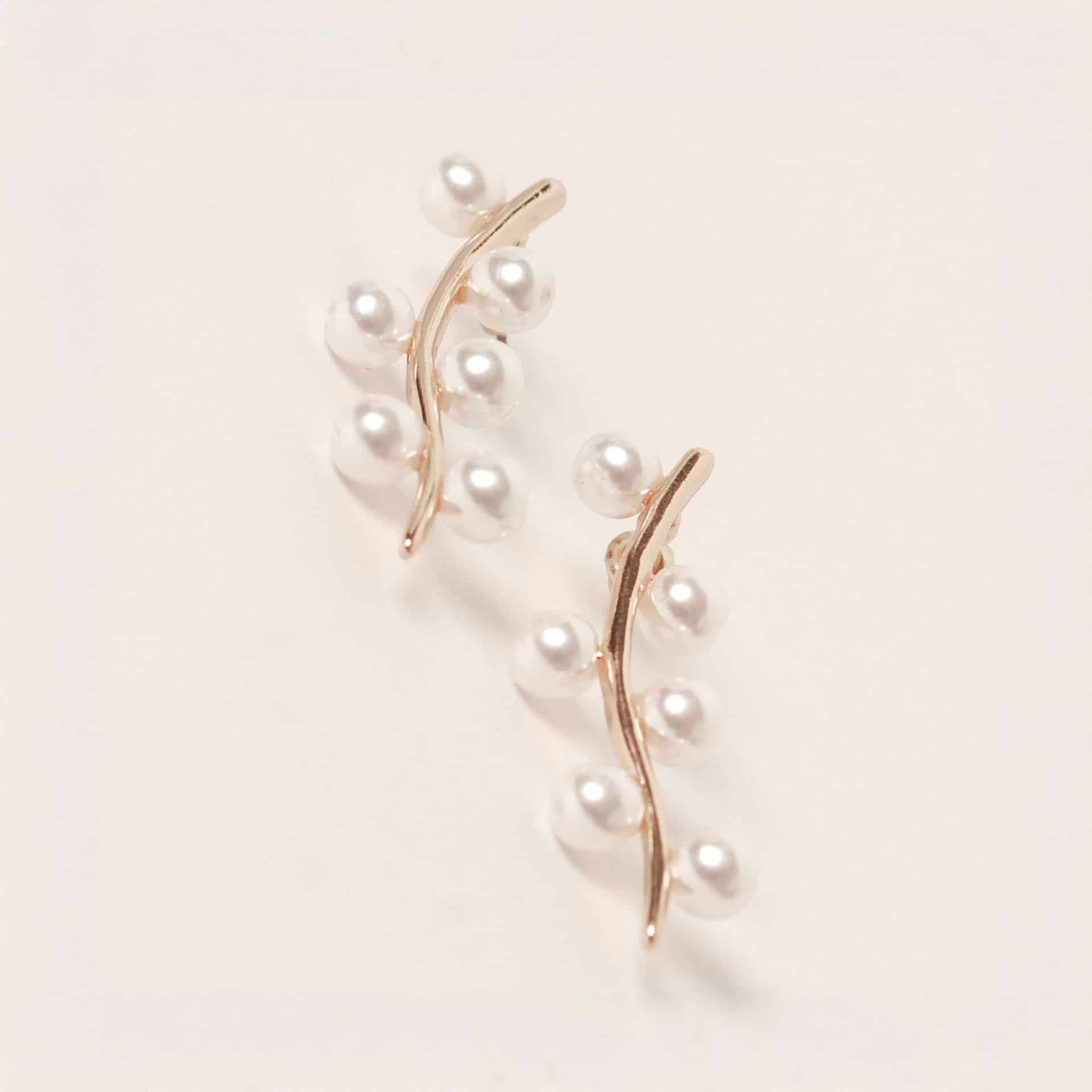 Aretes Rama Perla - miniatura 2