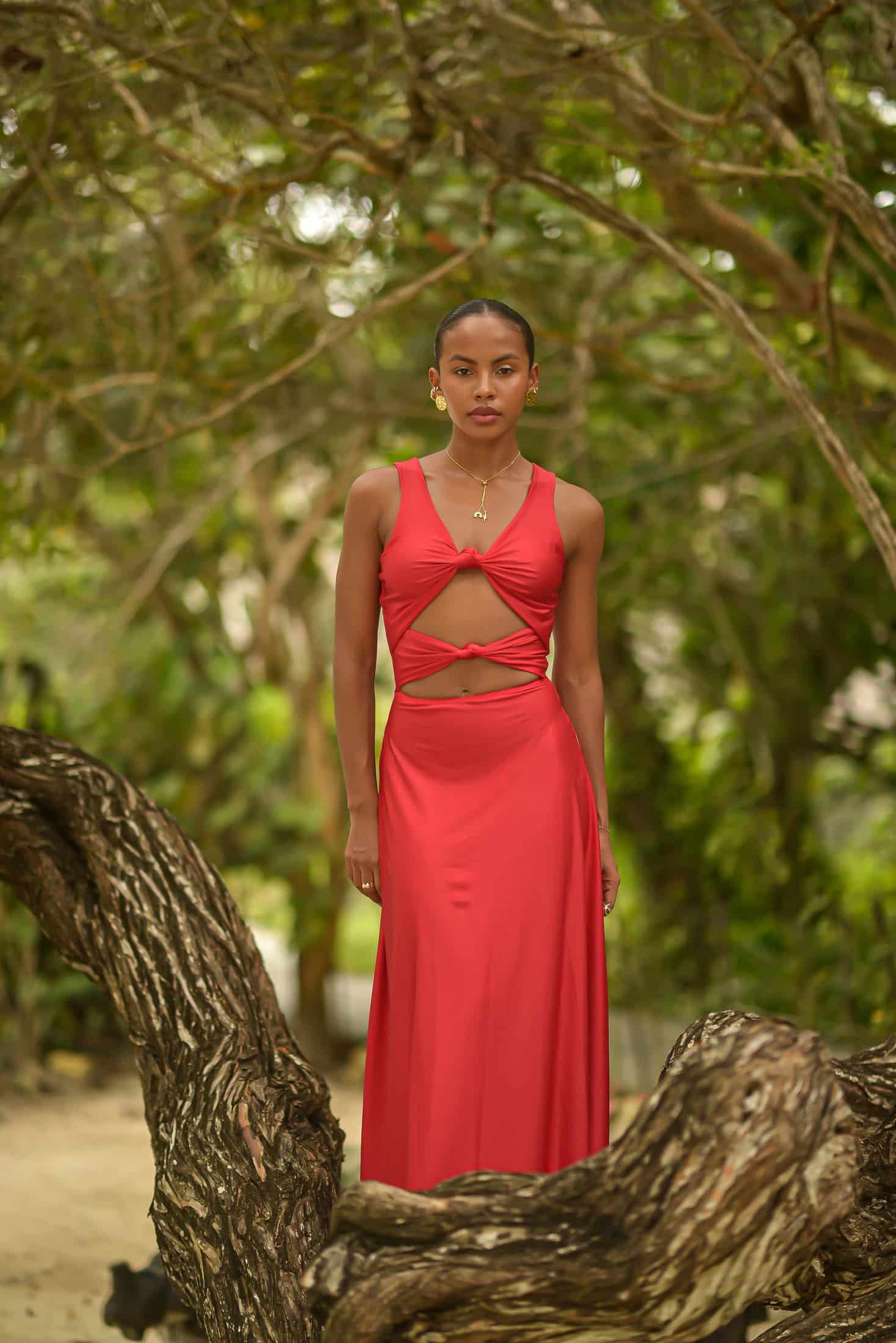 Aurora dress - Red - miniatura 5