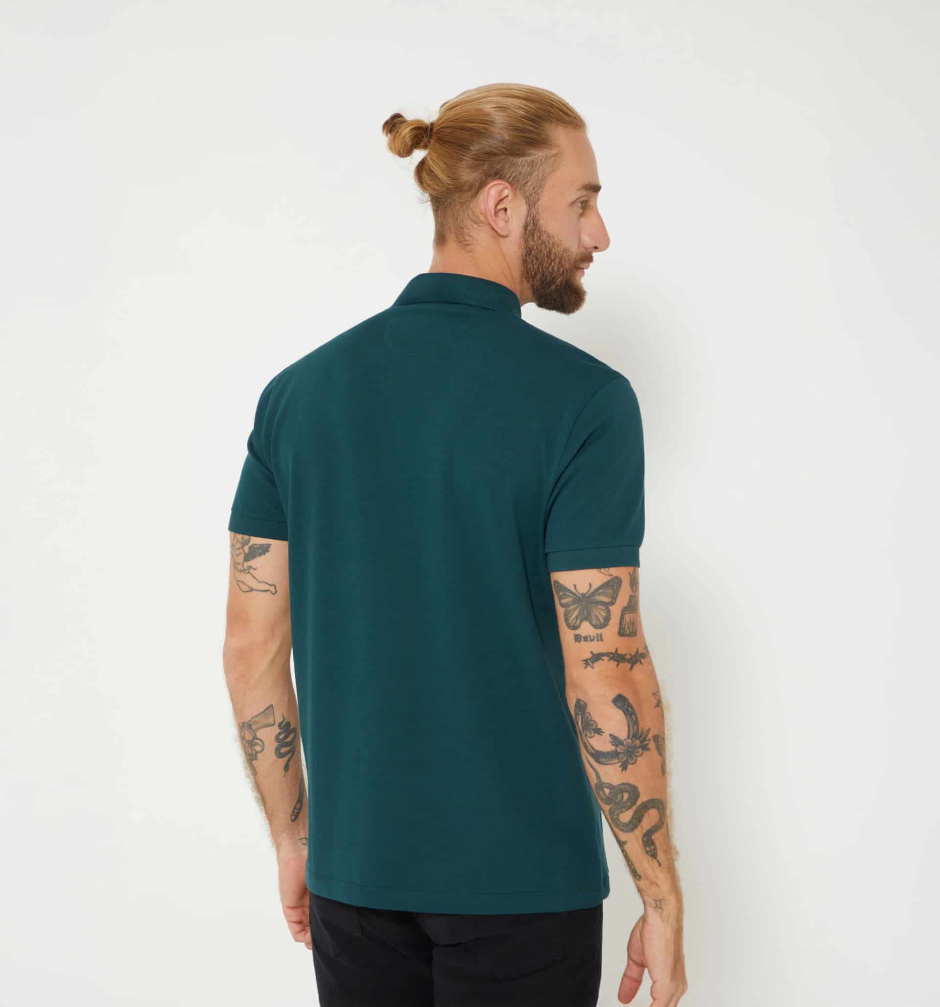 Polo básico para hombre slim fit - miniatura 10