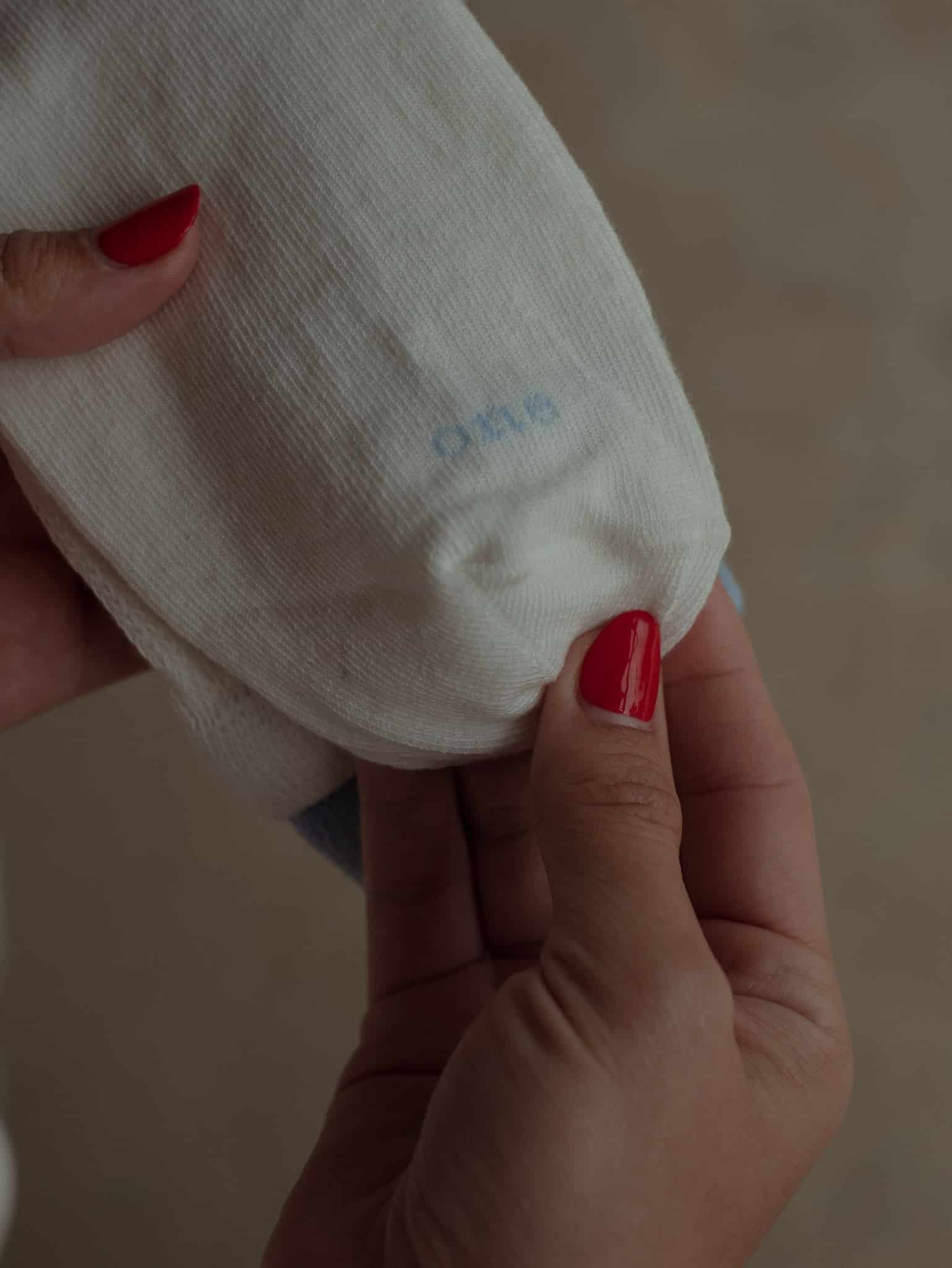 MIDI LAYERING SOCKS - SOFT WHITE & BABY BLUE - miniatura 8
