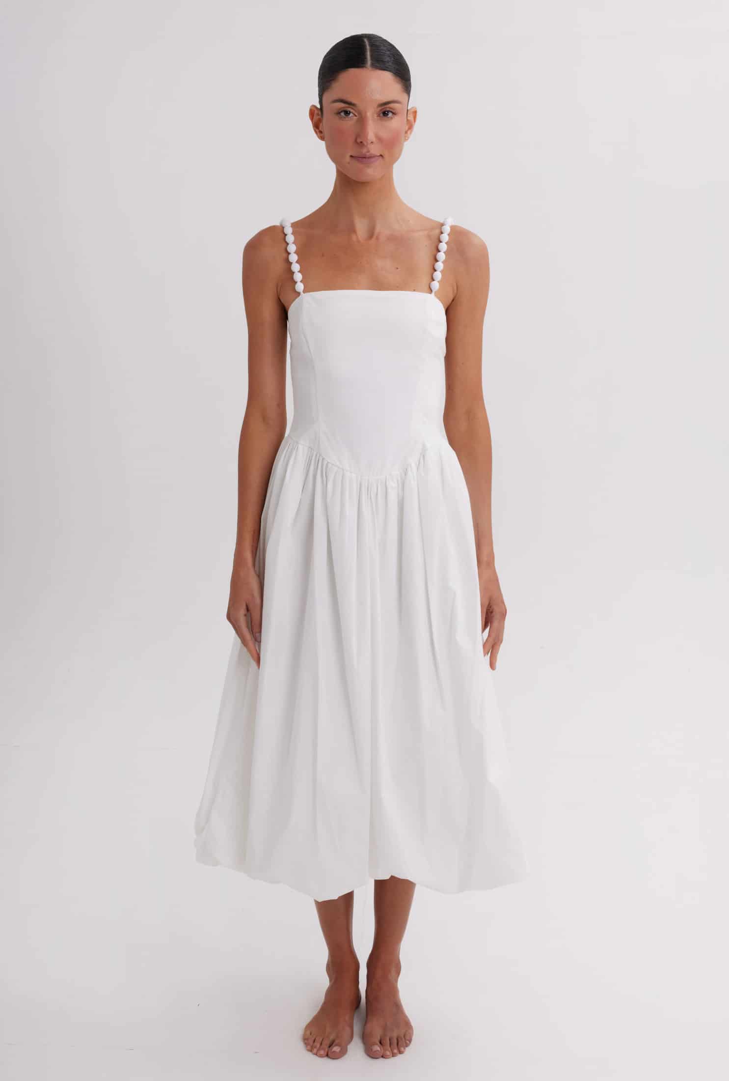 Vestido Mujer Thais Ivory - miniatura 1