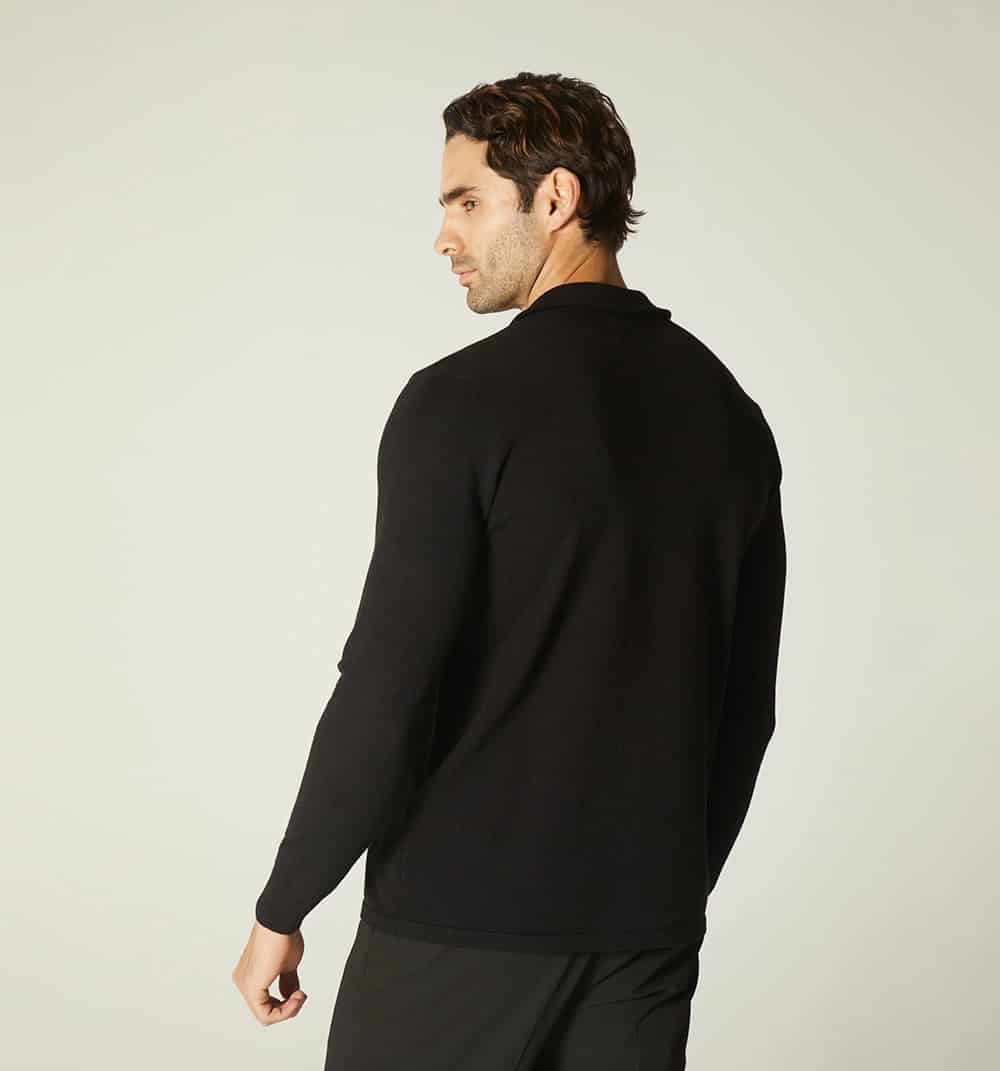 Buzo para hombre con placa cuello alto con cierre - miniatura 5