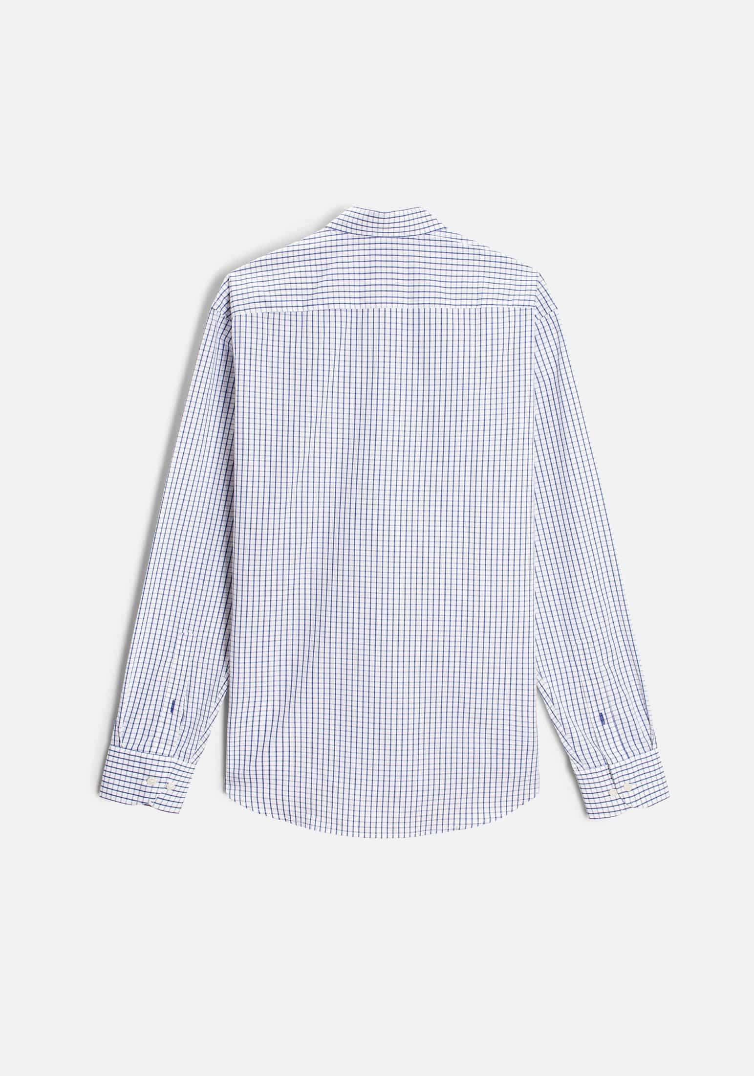 Camisa H CBD Cuadros Grd L-Azl Azul Osc - miniatura 4