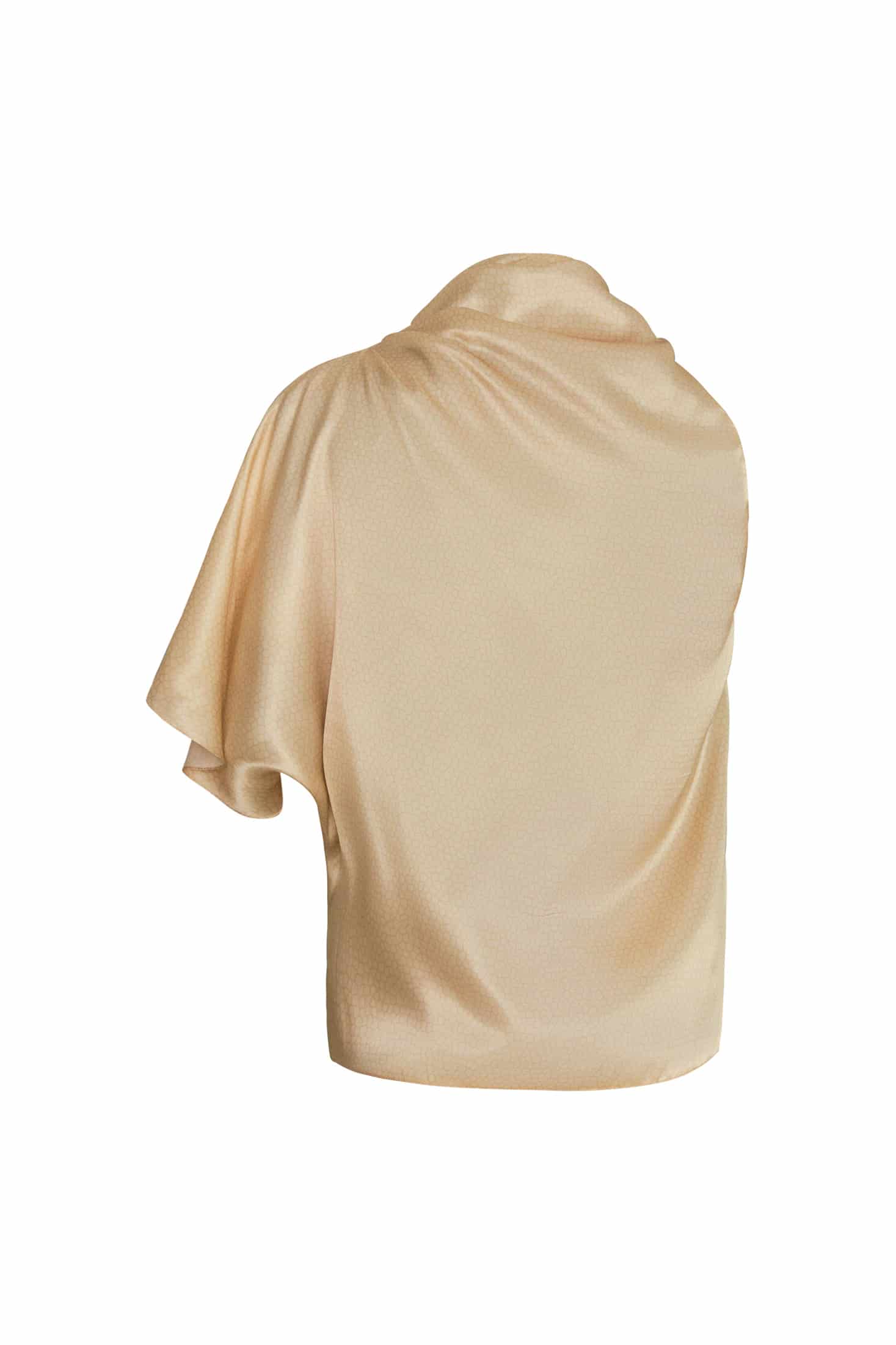 Chiminango Satin Silk Blouse / Butter Reptile - miniatura 3