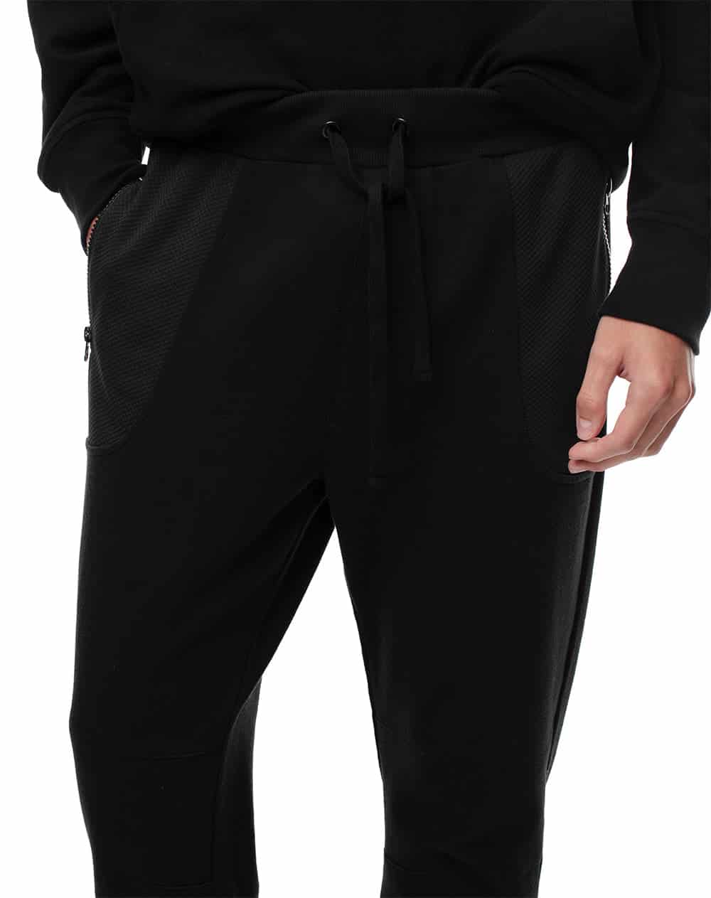 Jogger regular negro hombre - miniatura 5