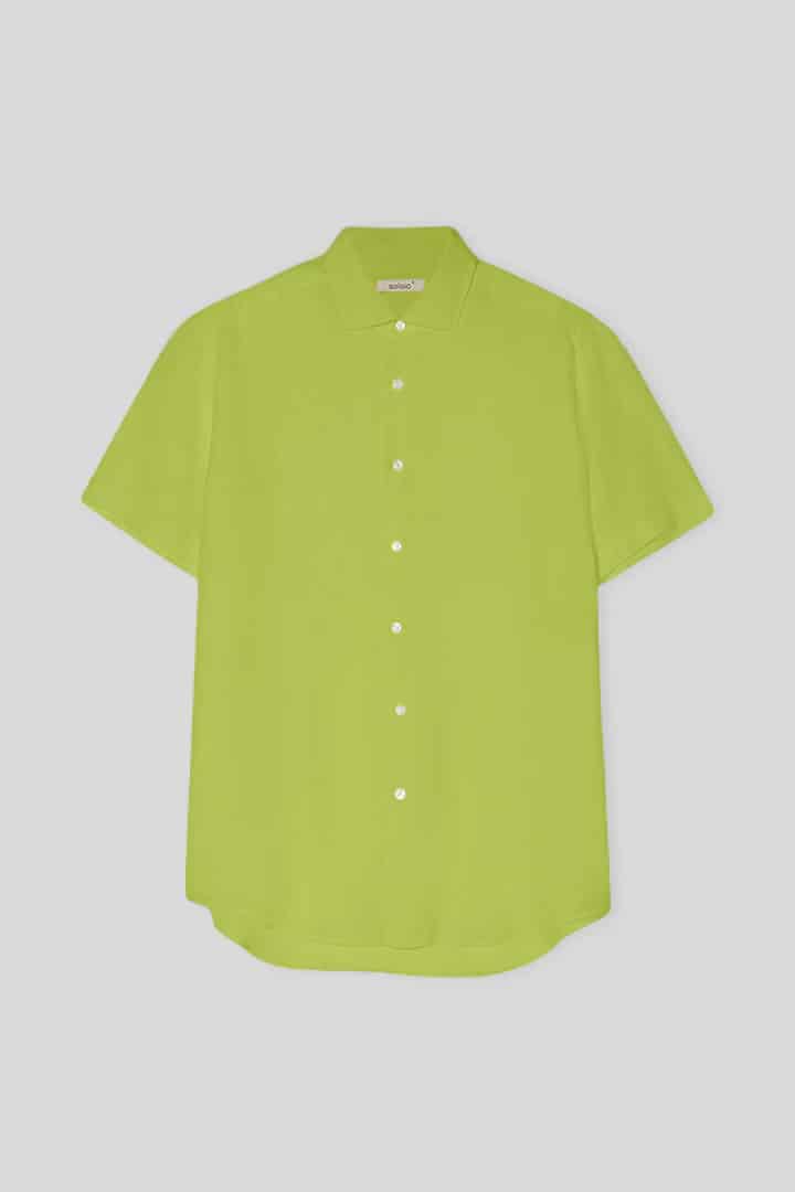 Men's linen shirt love bird - miniatura 4