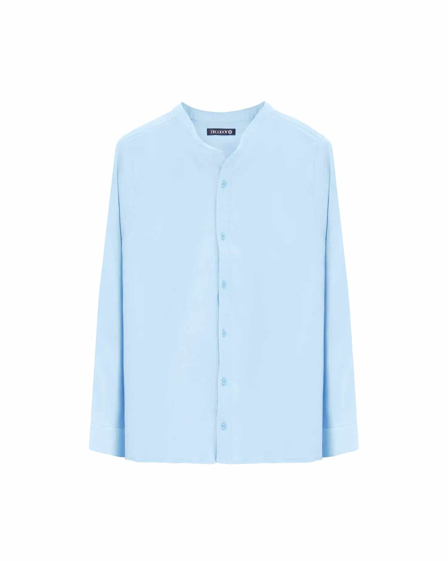 Camisa Oxford Celeste - miniatura 1