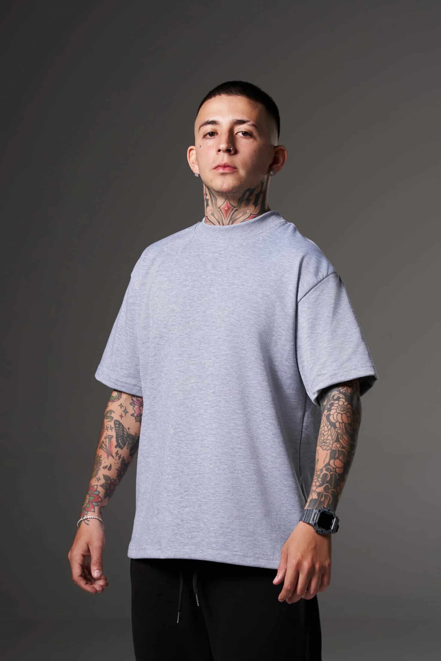CAMISETA GRIS JASPE OVERSIZE SVG - miniatura 2