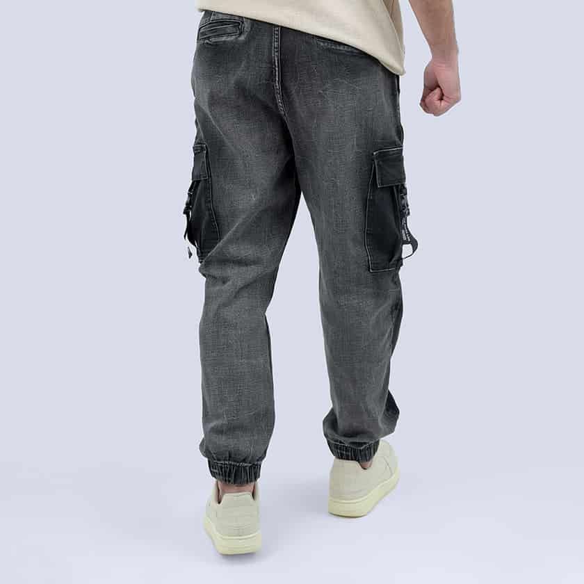 Pantalón Cargo Gris - miniatura 2
