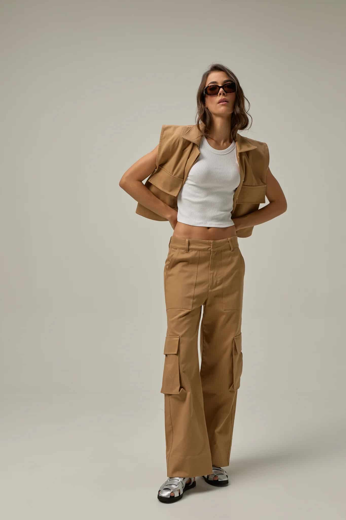 Chaleco Irene | Khaki - miniatura 13