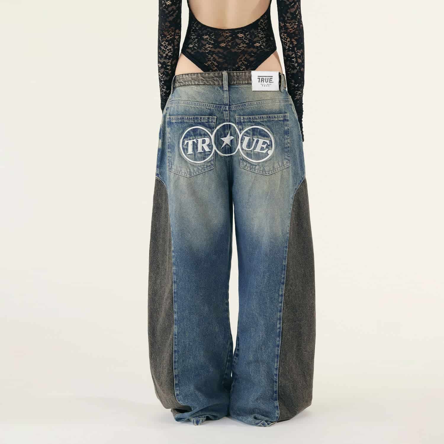 The True Spirit Denim Pants - Light Blue - miniatura 2