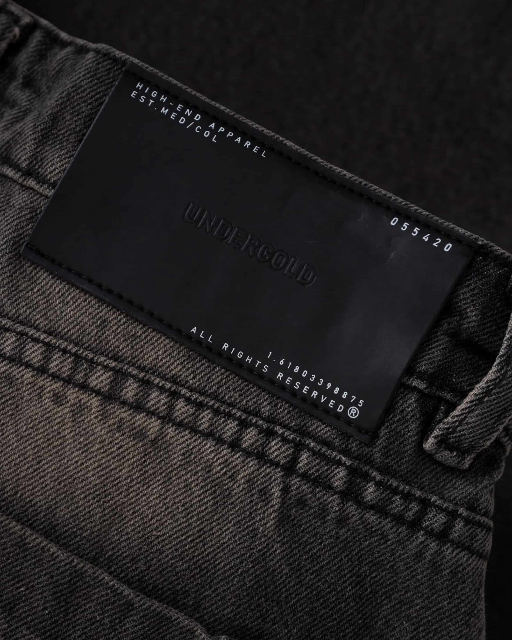 W Basics Undergold Wide Jean Dirty Black - miniatura 6