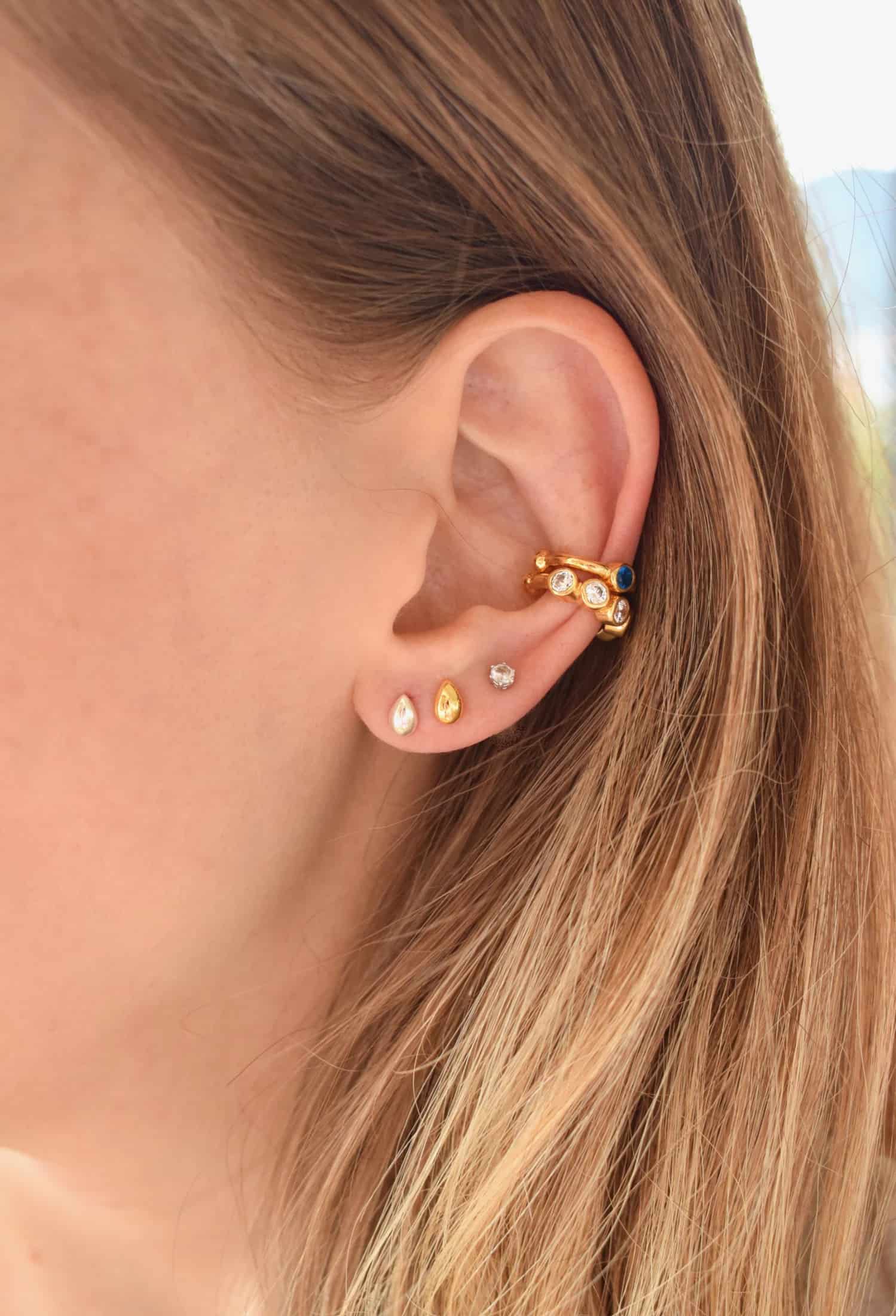 Ear Cuff Circones Blanco - miniatura 6