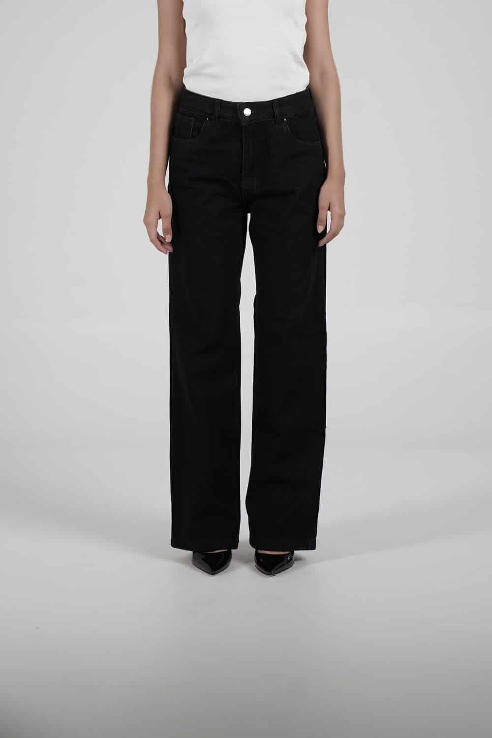 Black Vintage Chunky Jeans - miniatura 4