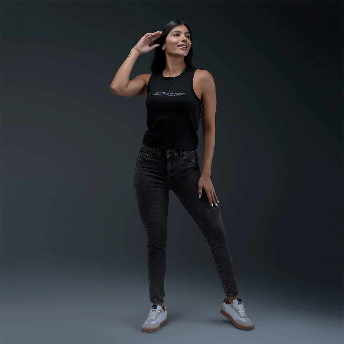 Blusa Negra Mujer - miniatura 2