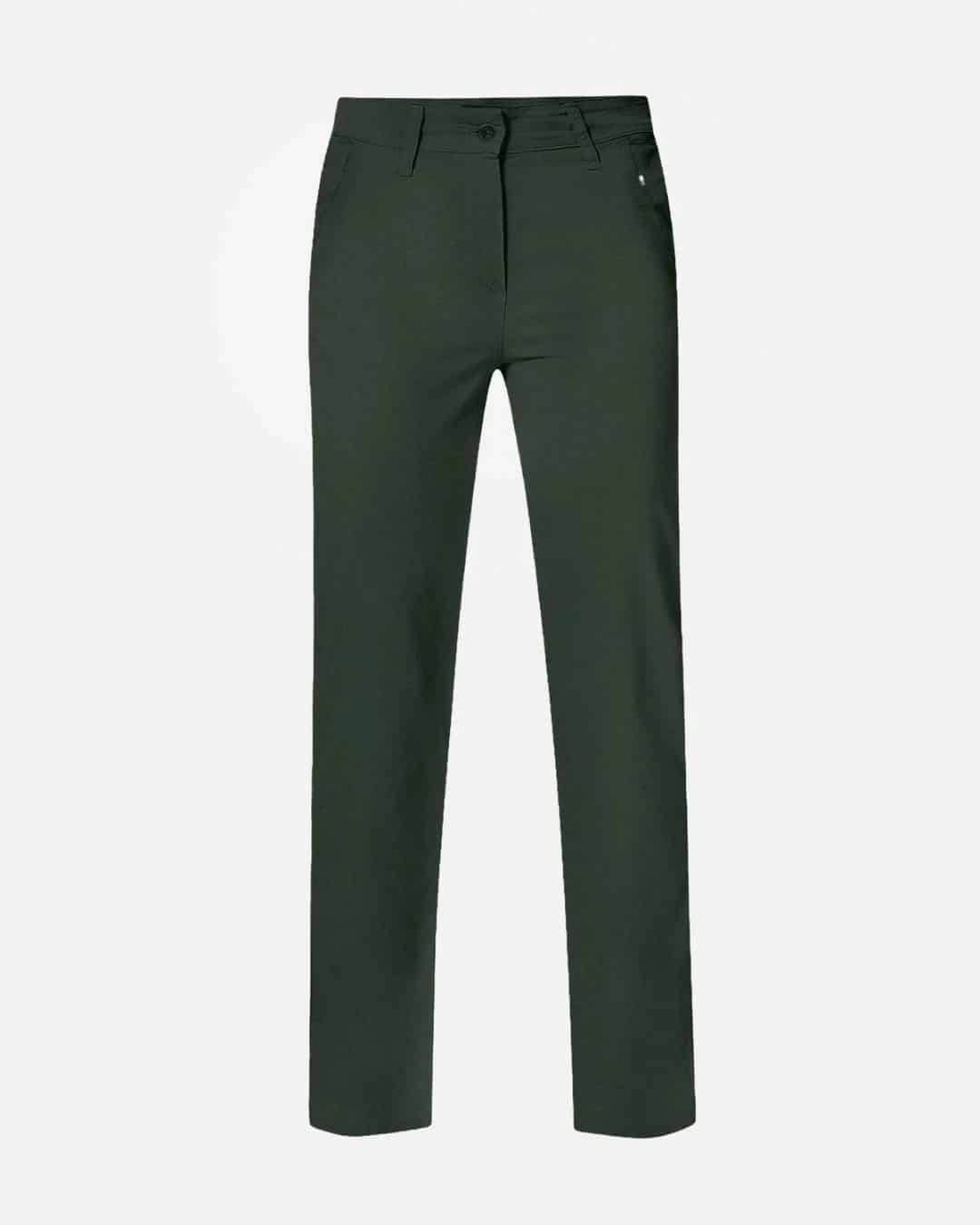 Pantalon Elastico de Mujer Verde Militar - miniatura 4