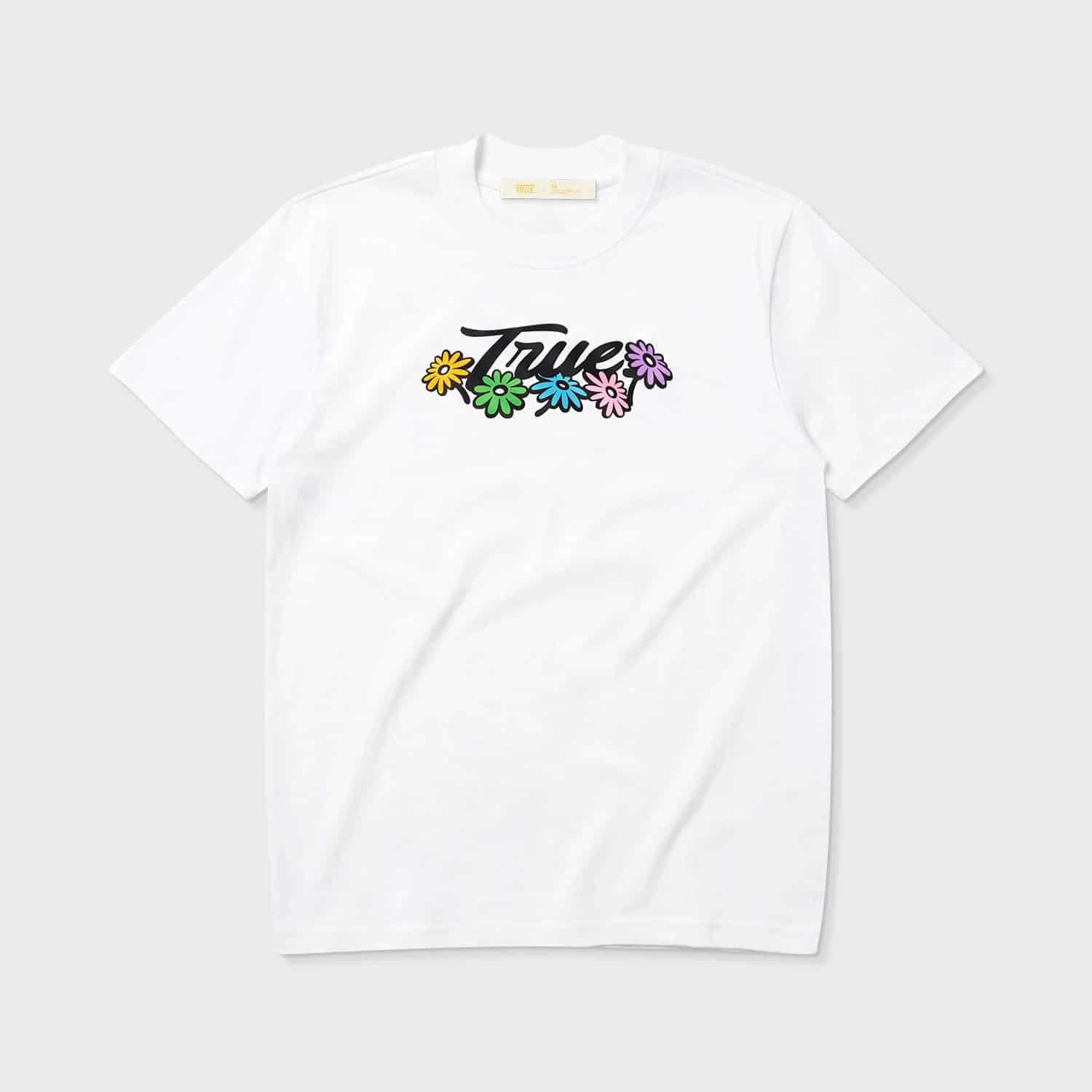 Flowers Logo T-Shirt - White - miniatura 1
