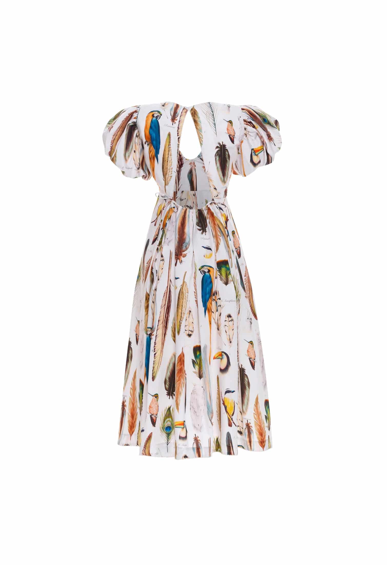 Chontaduro Pluma Midi Dress - miniatura 5