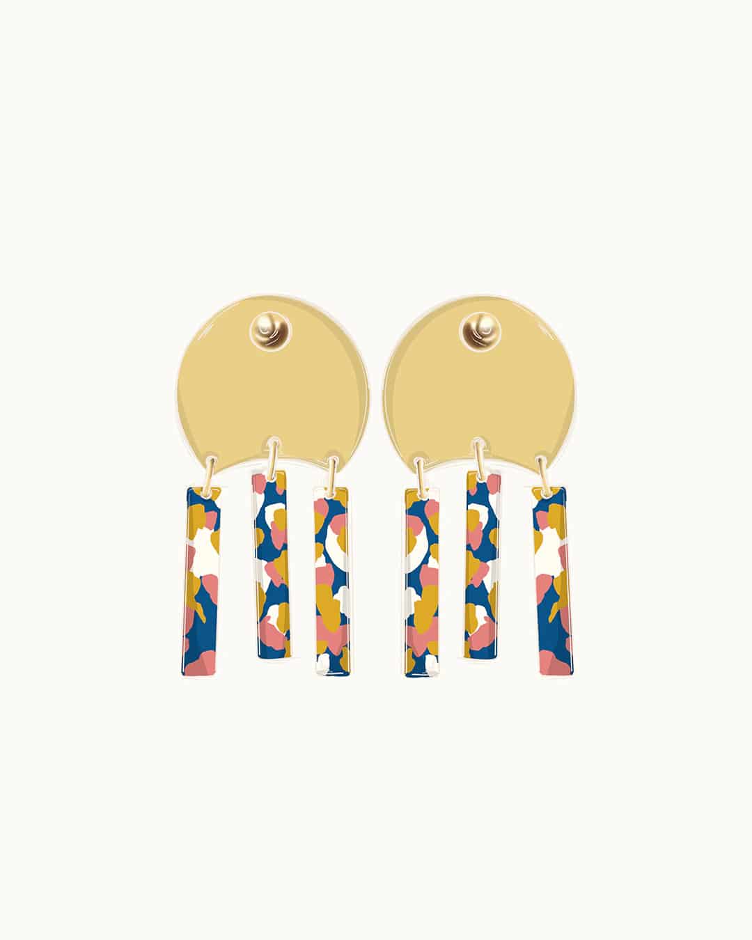 Terrazo2 Earrings - miniatura 1