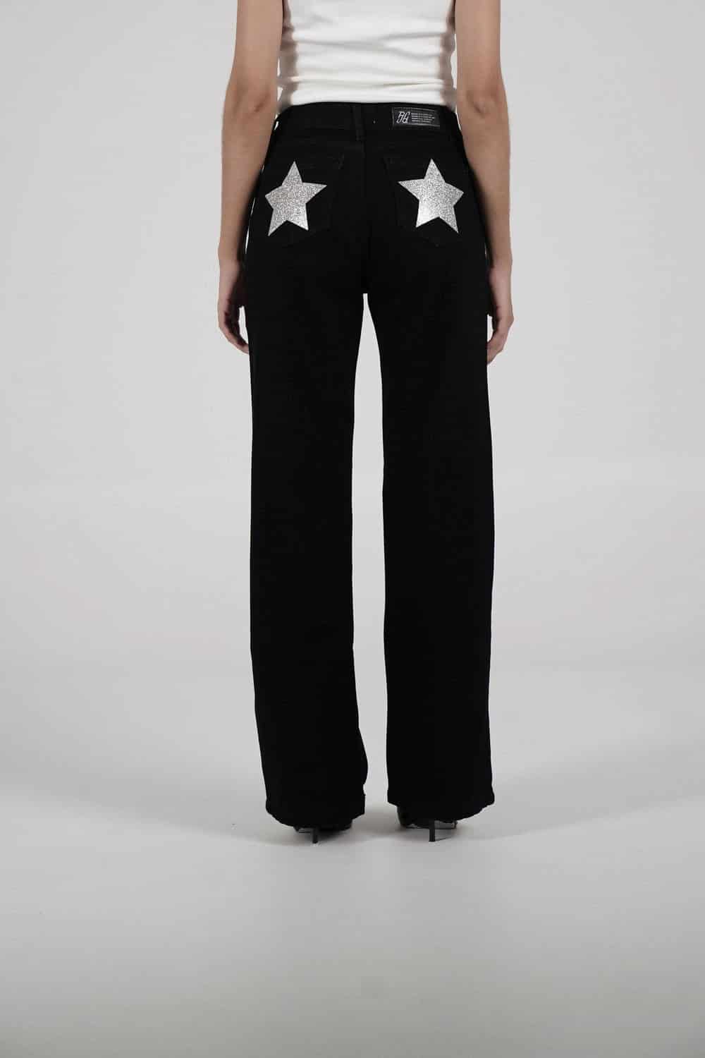 Double Black Star Jeans (Silver) - miniatura 2