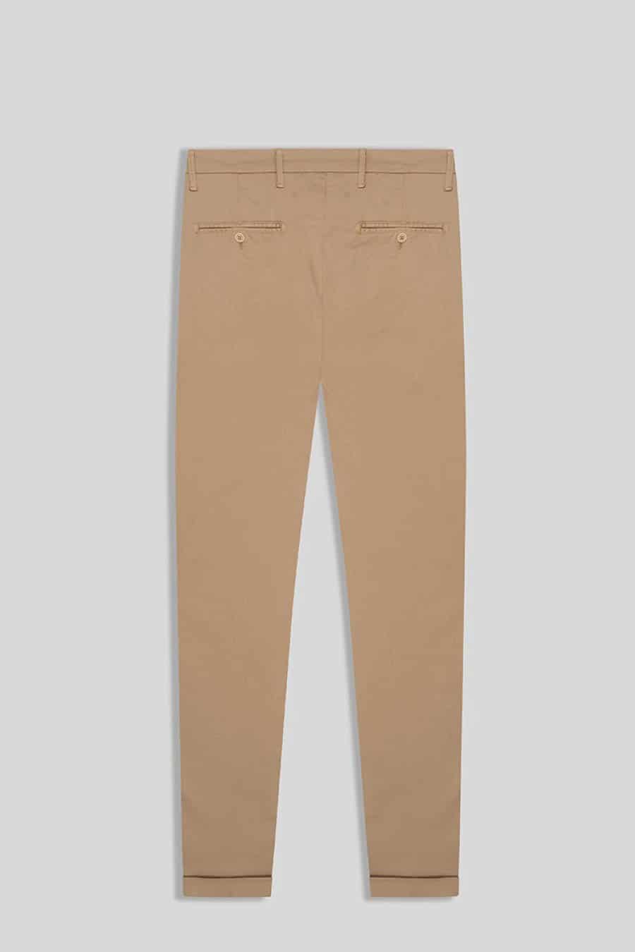 Men's cotton pants beige mauro - miniatura 2