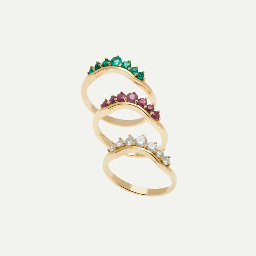 Anillo Tiara Redonda - miniatura 1