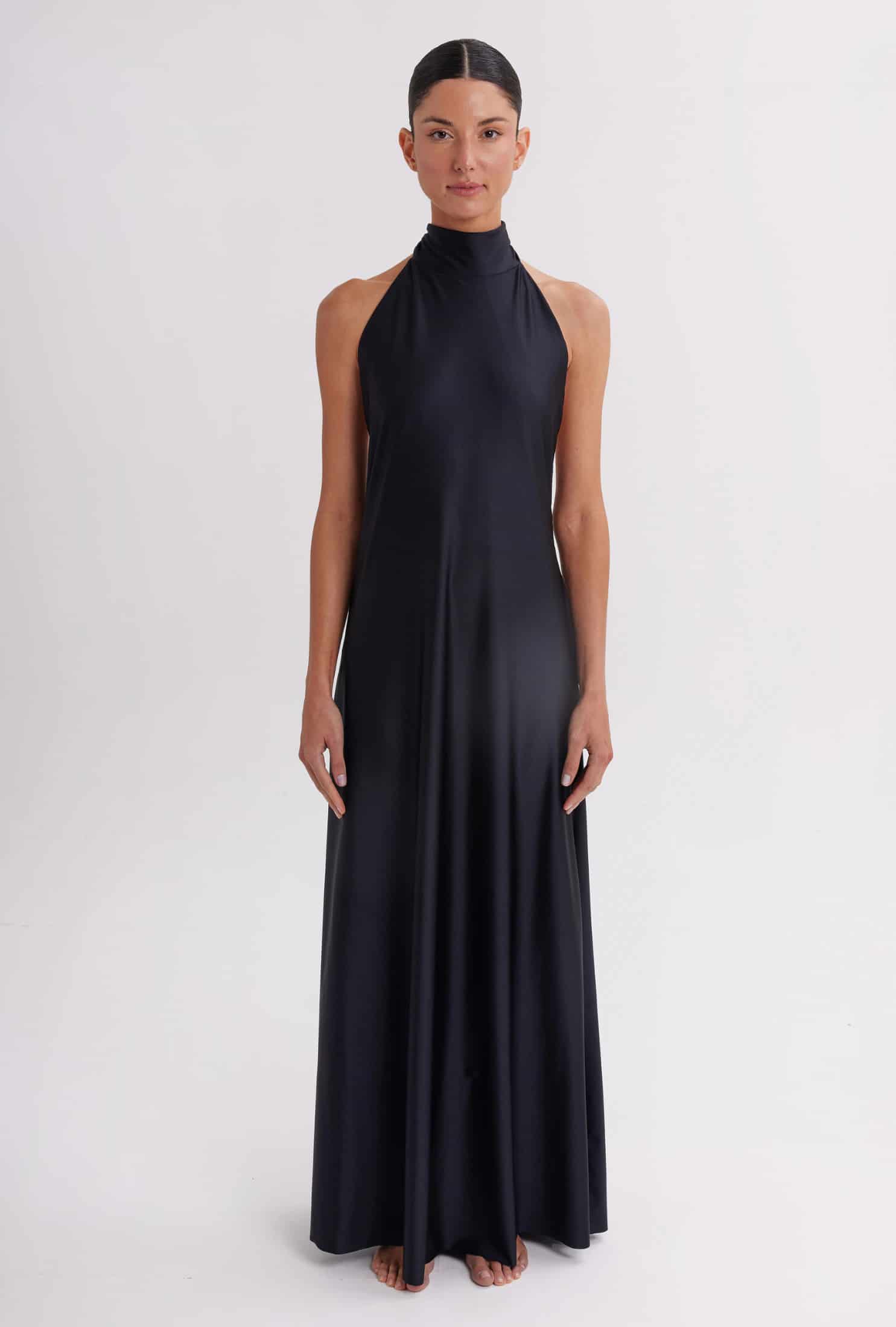 Vestido Largo Mujer Aradia Black - miniatura 1