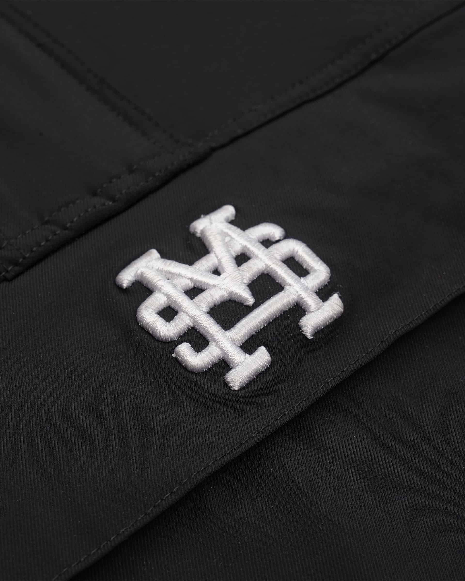 Monoic Windbreaker Jacket - Negro Oscuro - miniatura 4