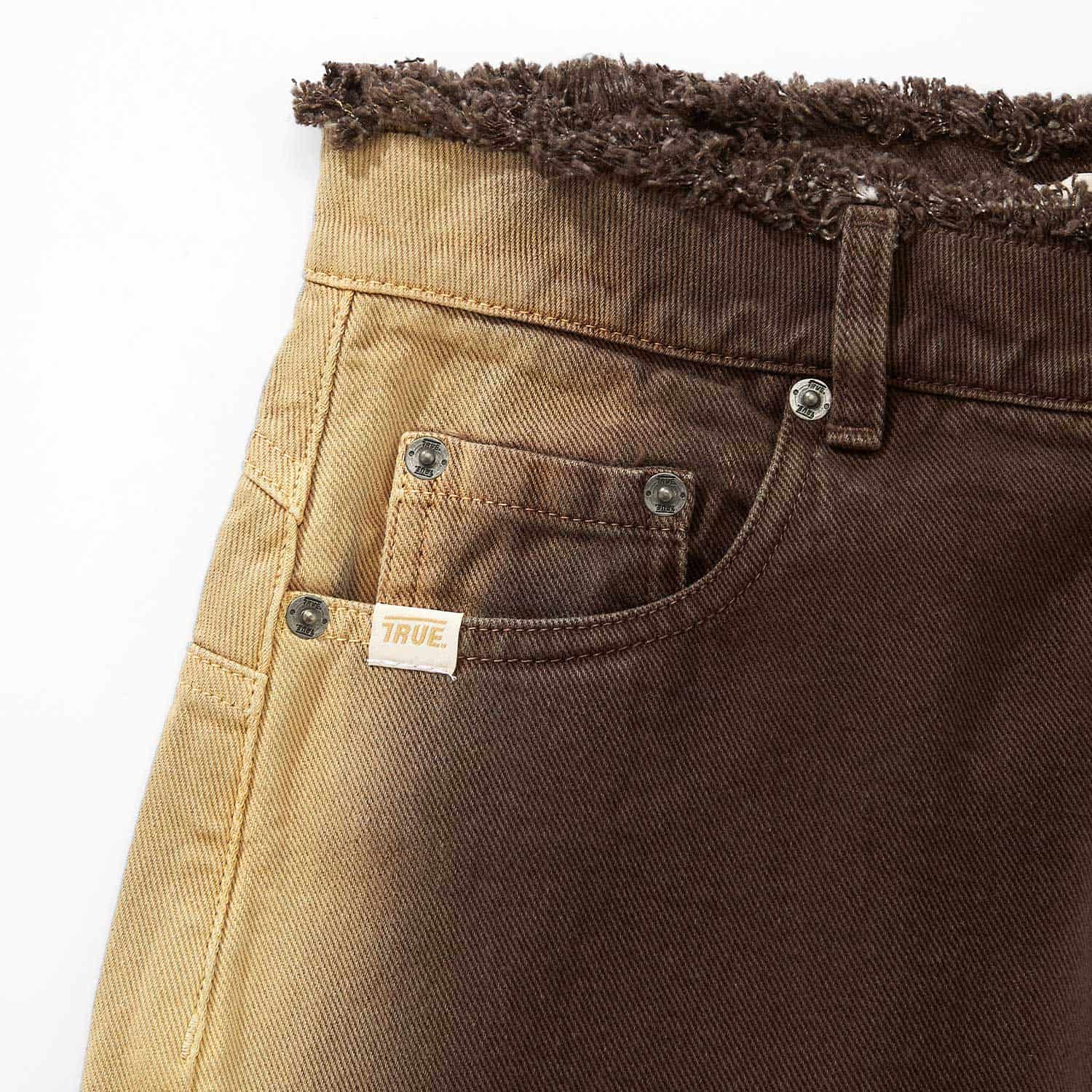 Sideburn Mid-Rise Pants - Brown - miniatura 1