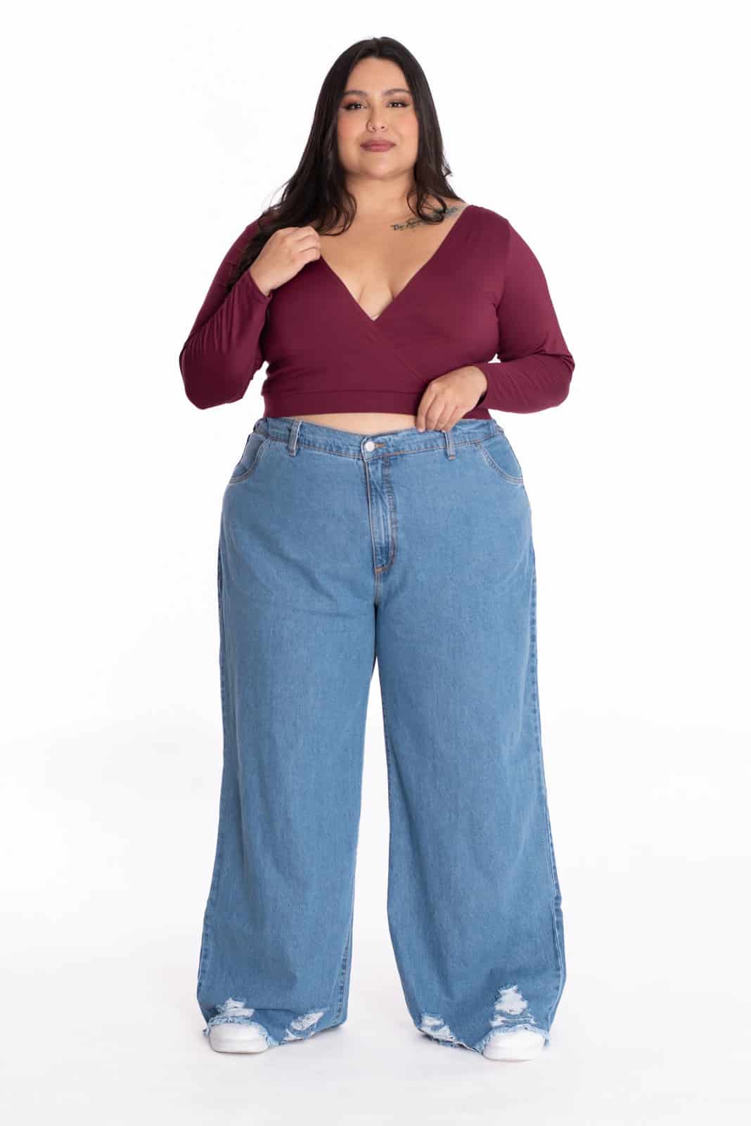 Crop Top Molly Vino - miniatura 2