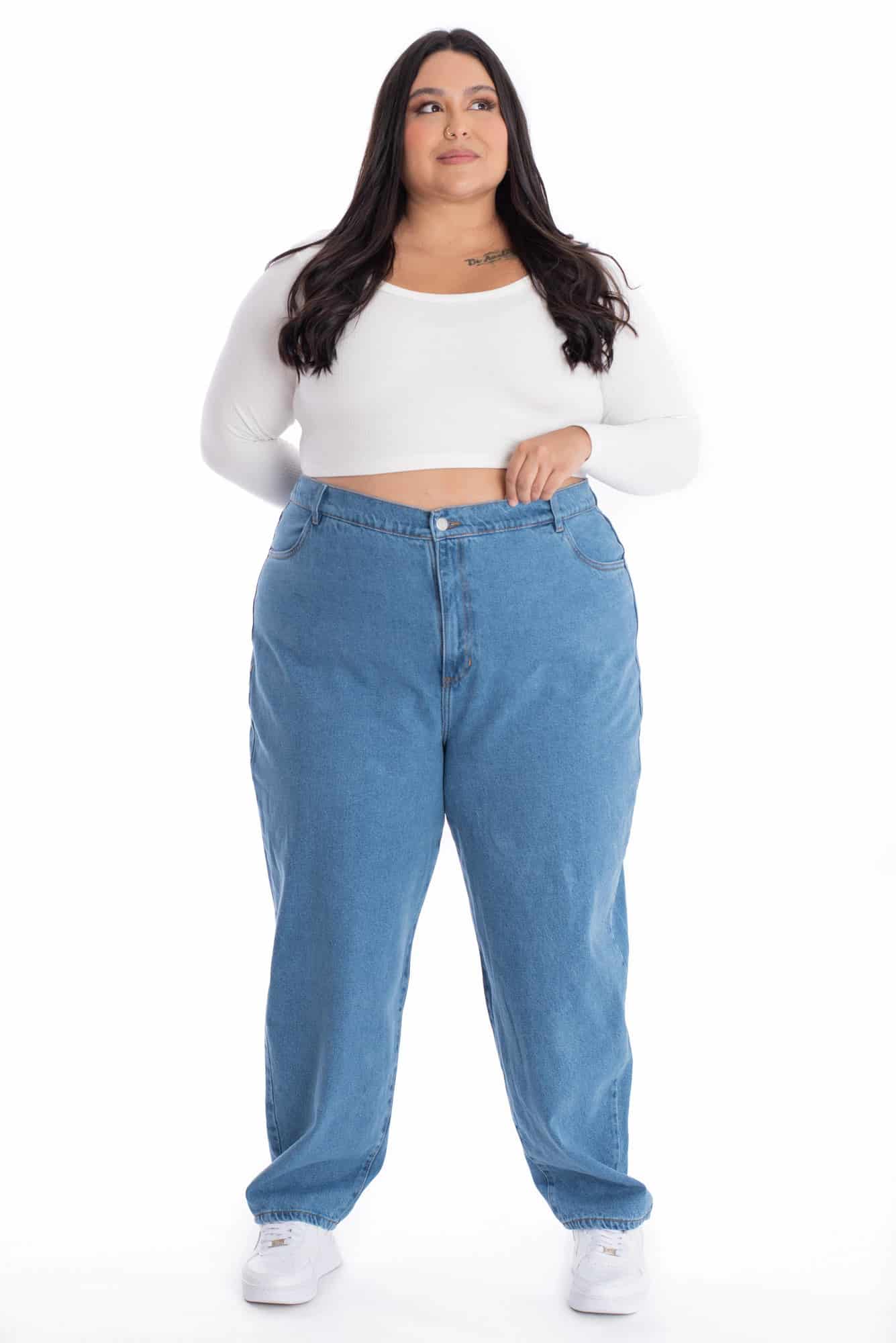 Jean Boyfriend Azul Medio 356 - miniatura 5