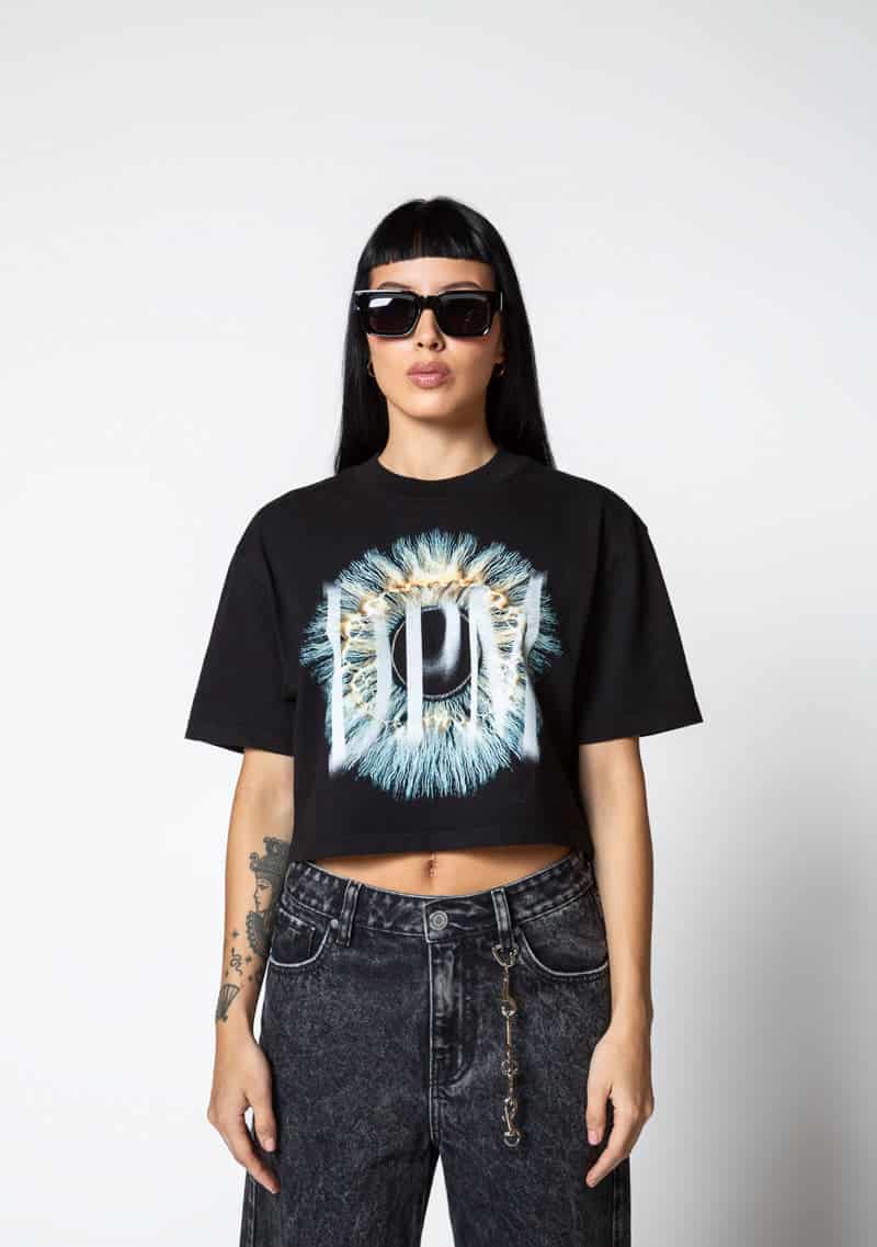 Dopamine black eye crop top - miniatura 2