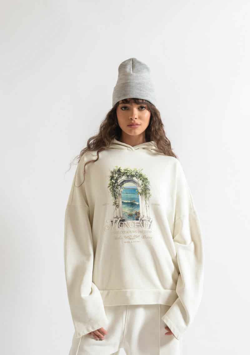 Monclair cream hoodie - miniatura 7