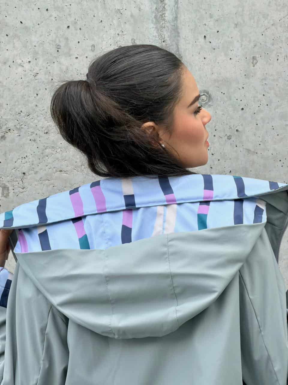Chaqueta Doble Faz Azul Gris - miniatura 7