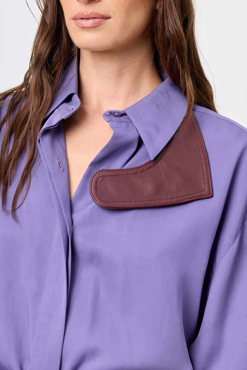 Leather Neck Tie - miniatura 2