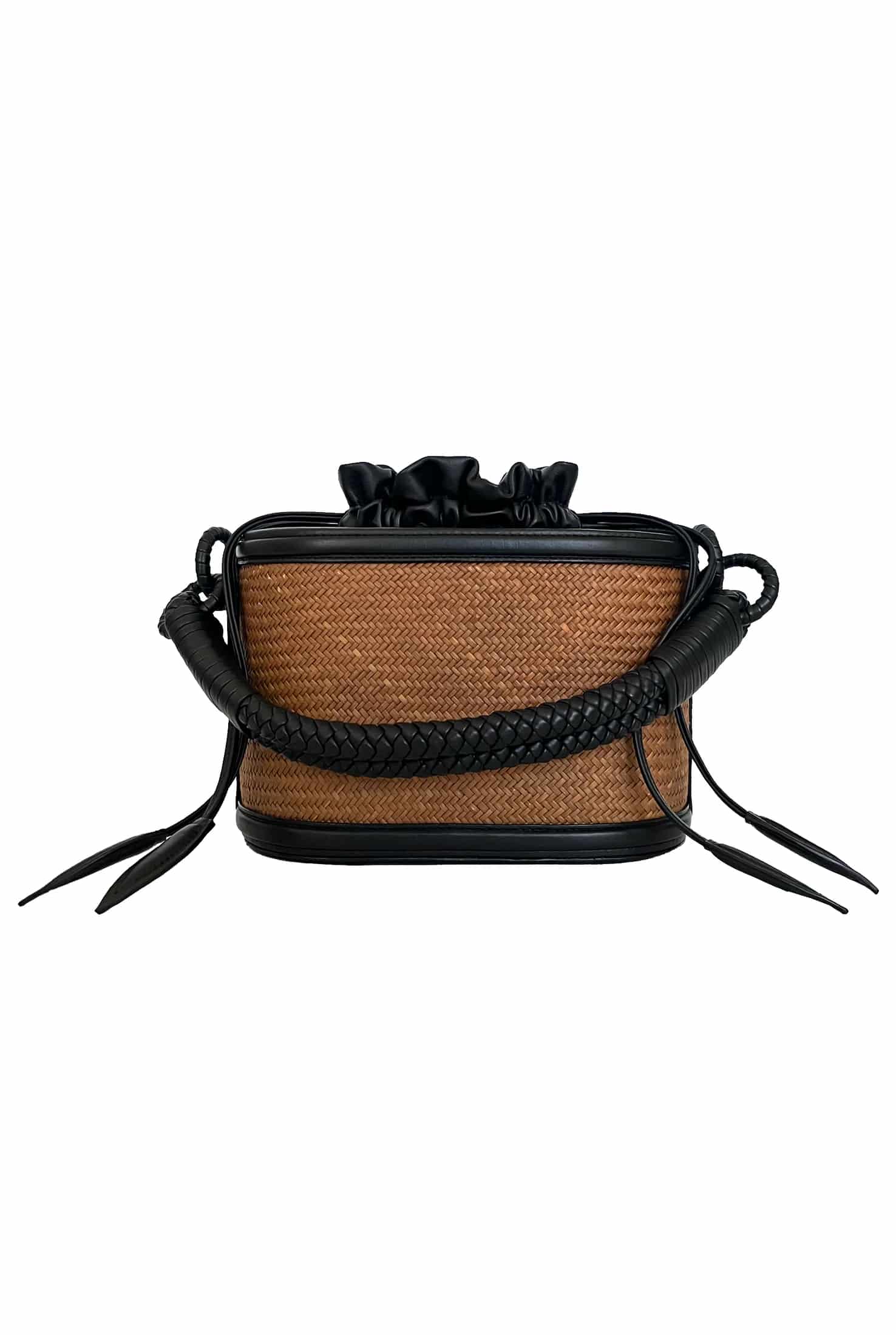 Iraca Basket Bucket, Chocolate - miniatura 1