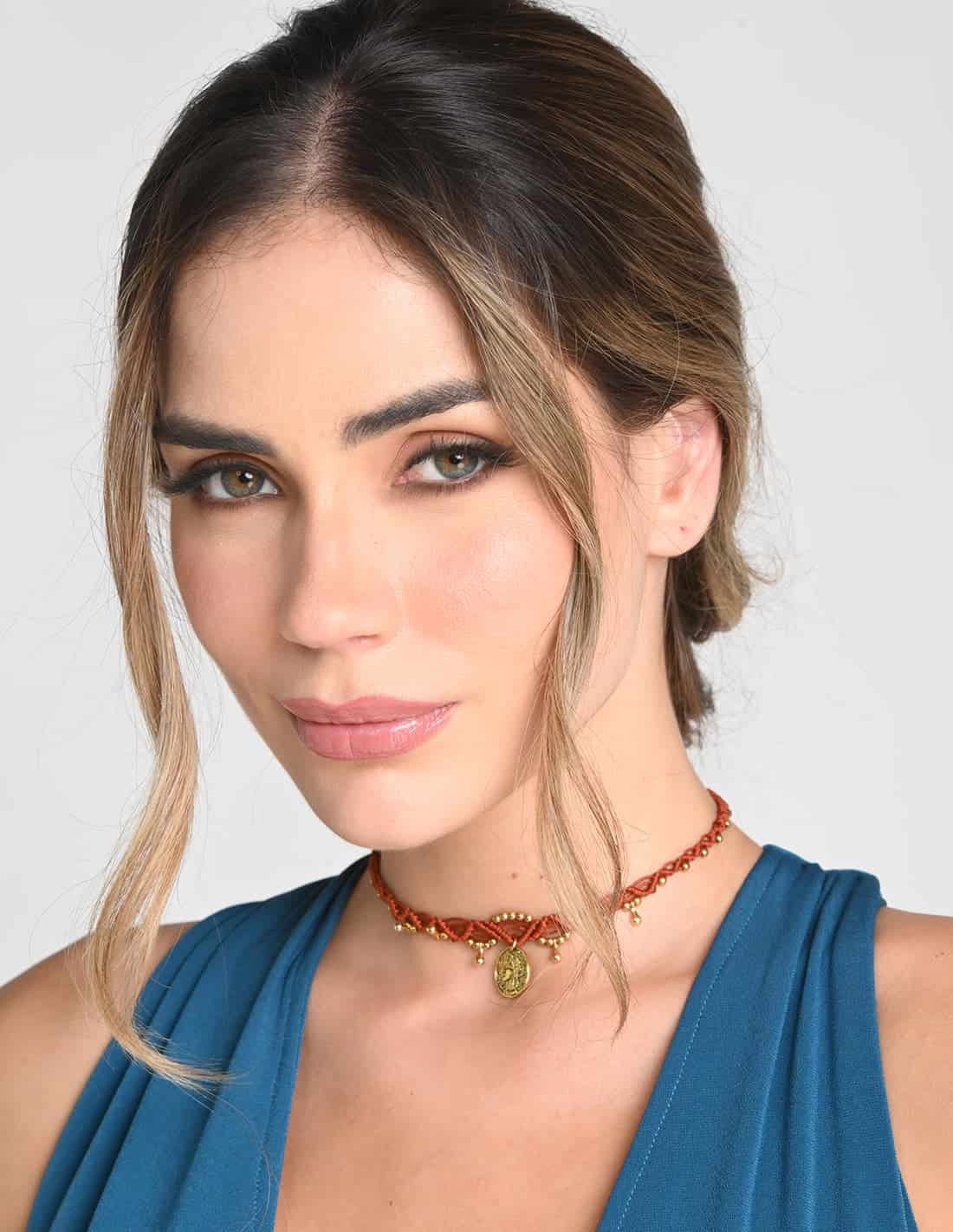 Choker Lía Red Wine - miniatura 2