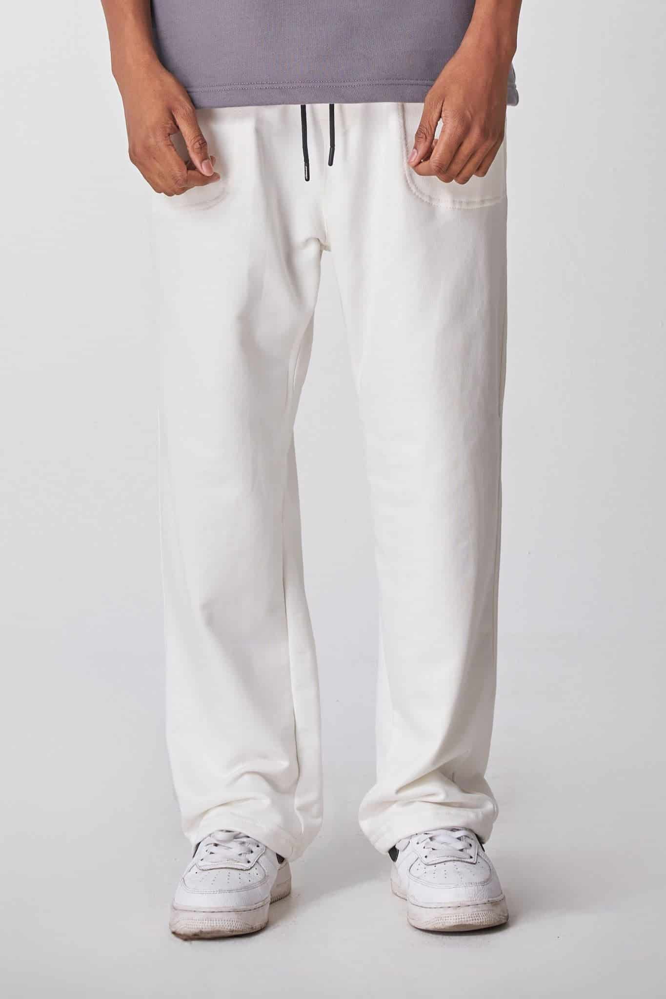 Sweet pant French terry blanco crema 14376 - miniatura 1