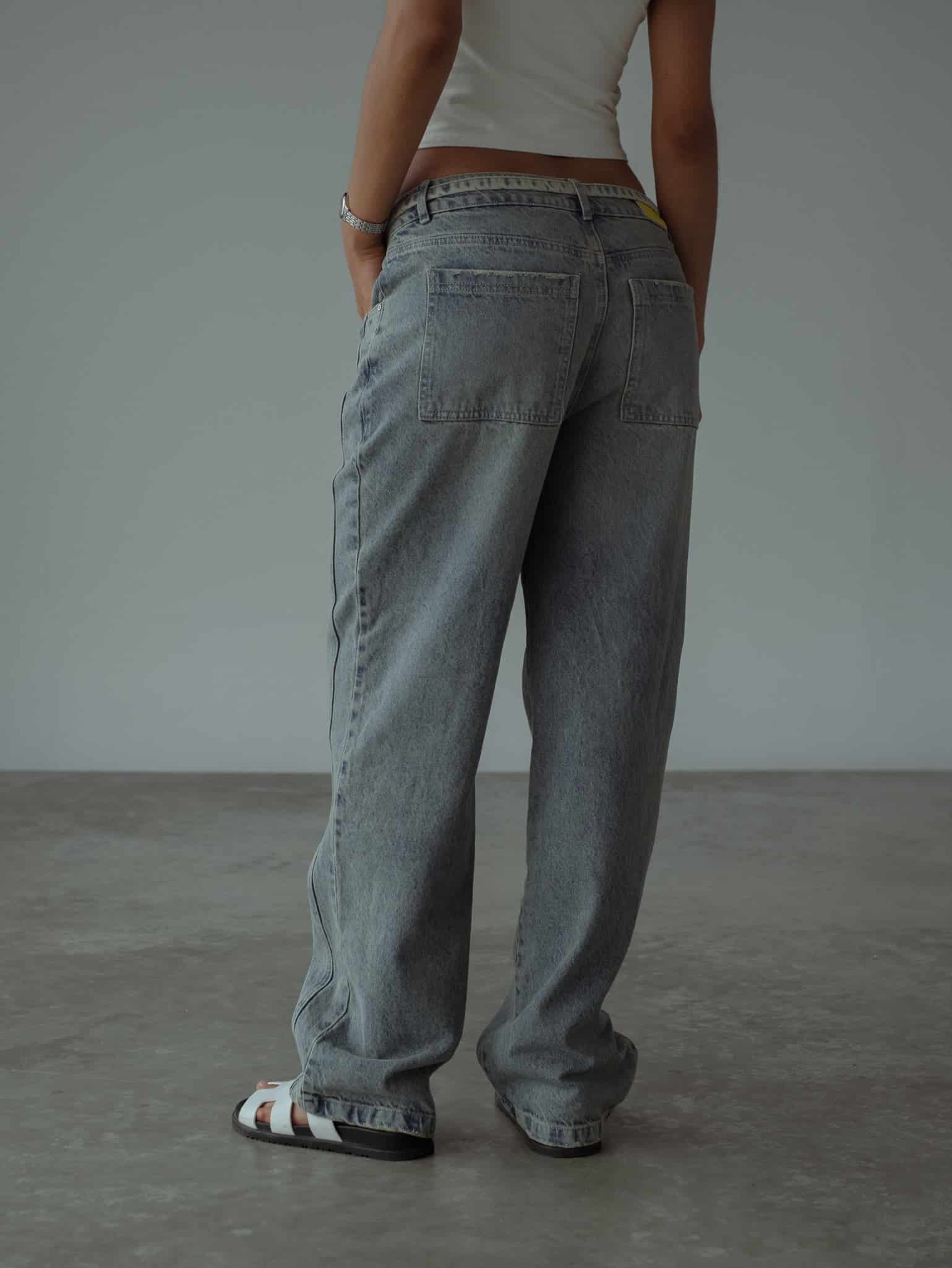 LOOSE CORD JEAN - DIRTY WASH CLEAR BLUE - miniatura 11