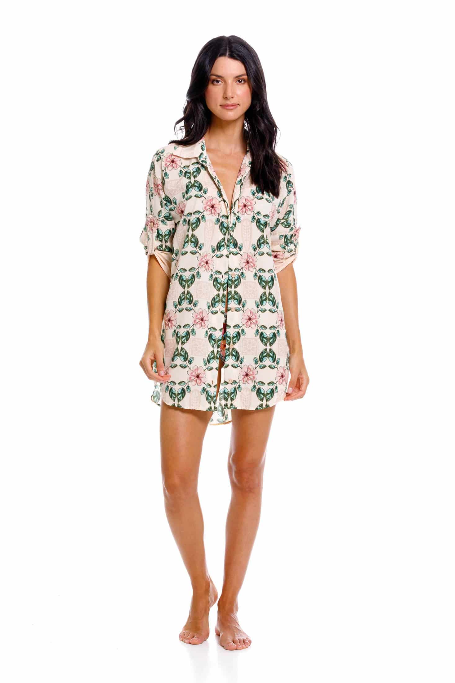 Camisón Kenia Flores - miniatura 1