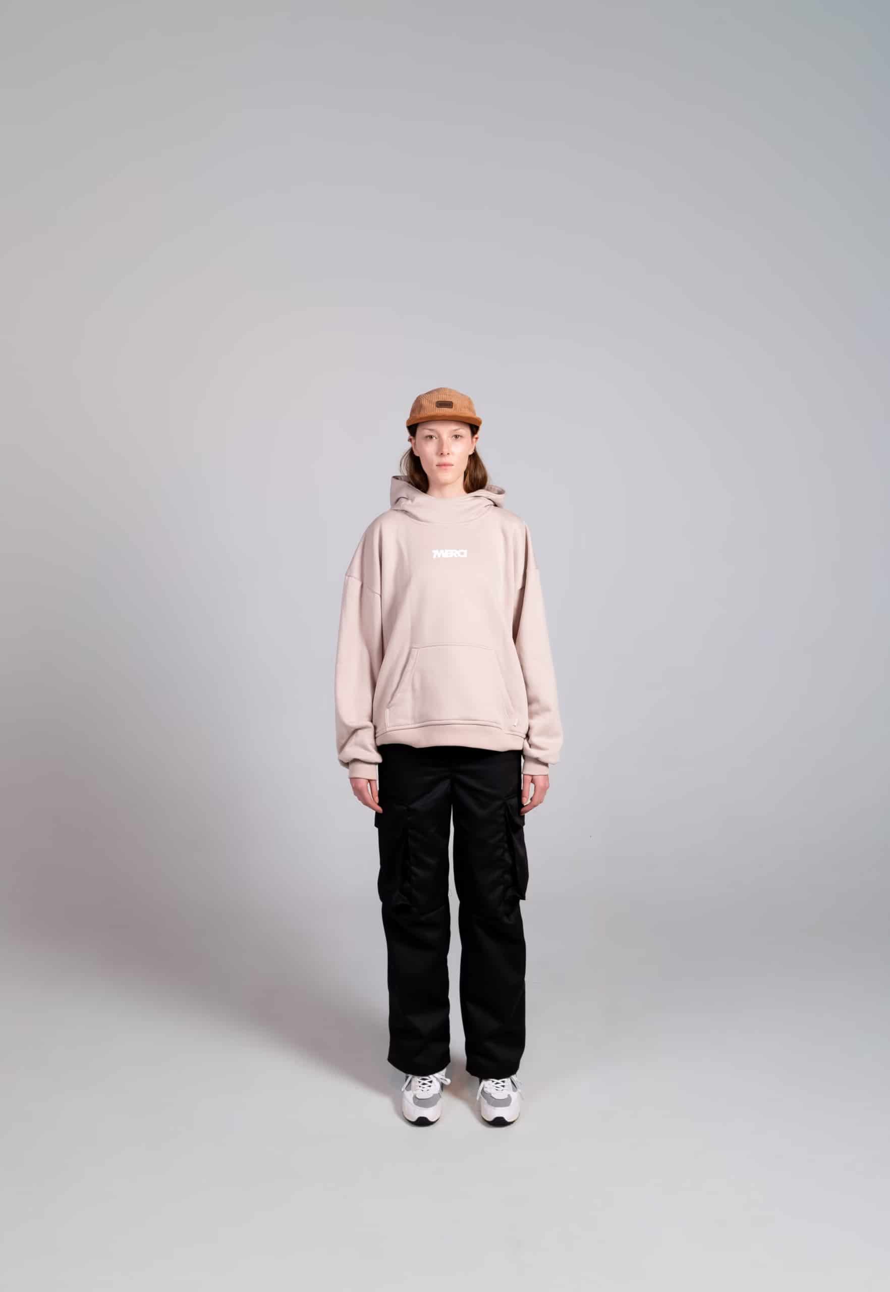 Hoodie Oversize Beigie - miniatura 5