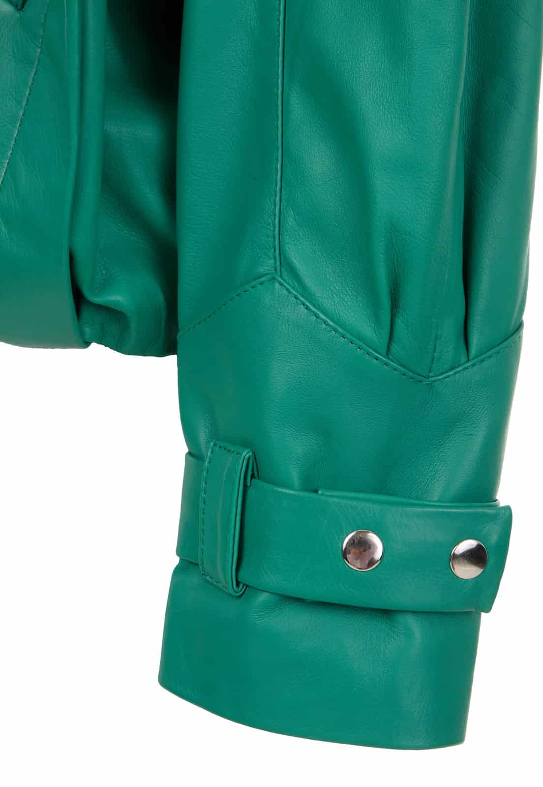 BOMBER LEATHER JACKET - miniatura 6