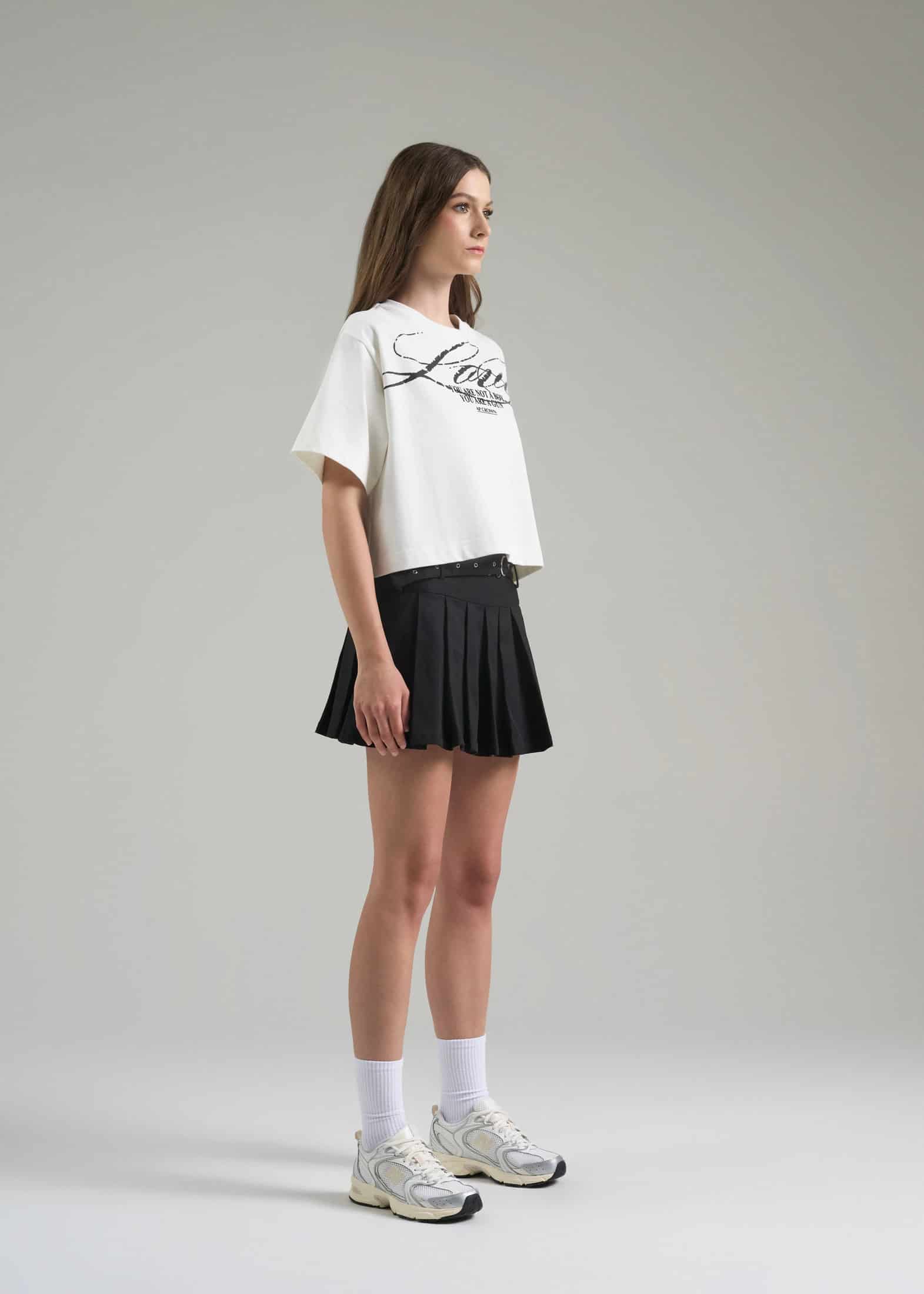 WHITE FLOWER CROP TOP - miniatura 5