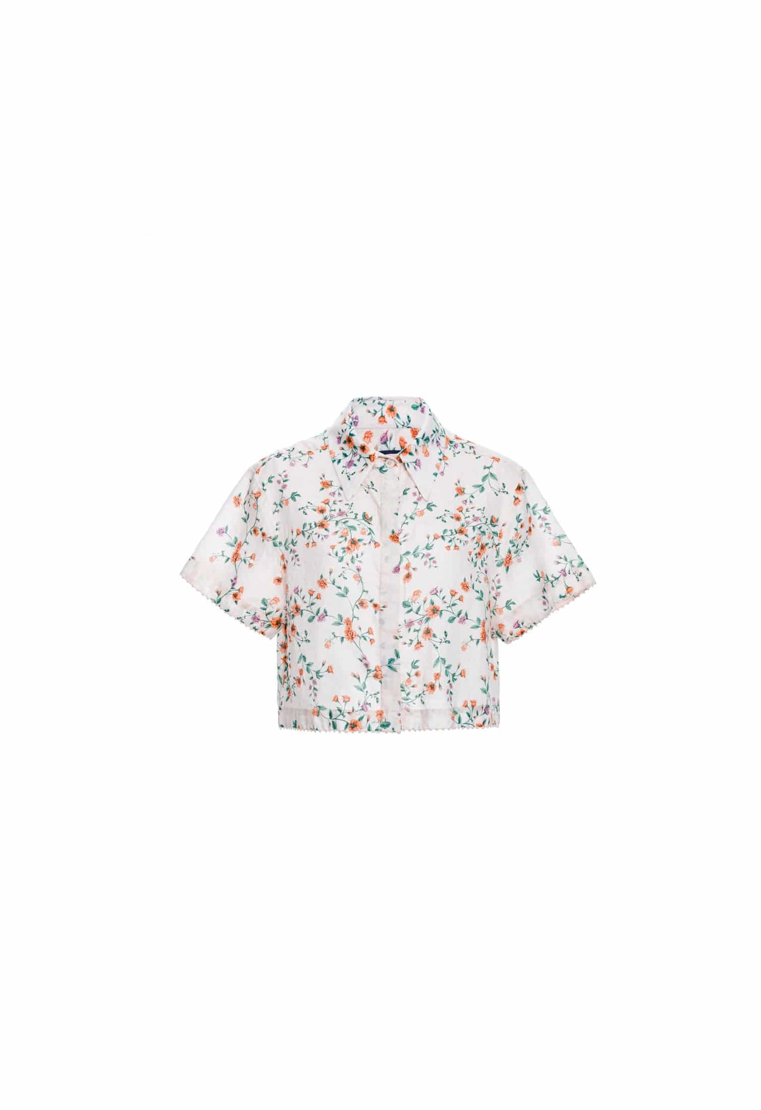 Virtuosa Chinesis Cropped Shirt - miniatura 5