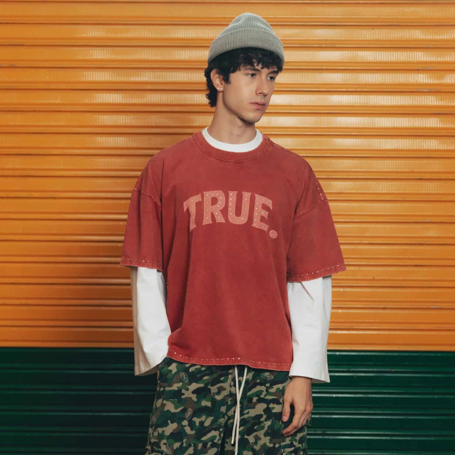 Latino Vintage Boxy Tee - Burgundy - miniatura 2